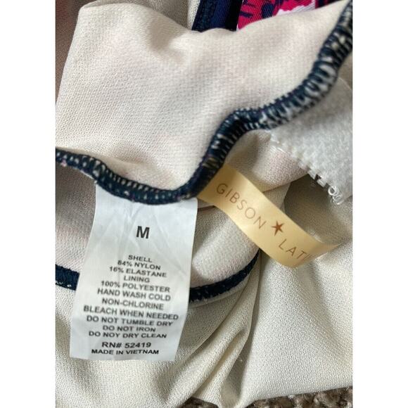 Gibson Latimer Floral Swimsuit Size M - Picture 5 of 5